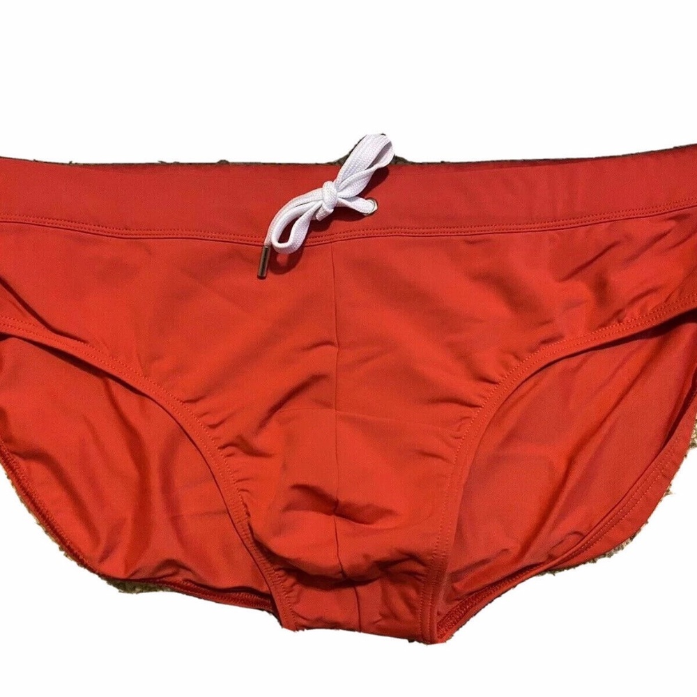 2XIST RIO SWIM BRIEF NEW WITH TAGS (2(X)IST) SALSA RED